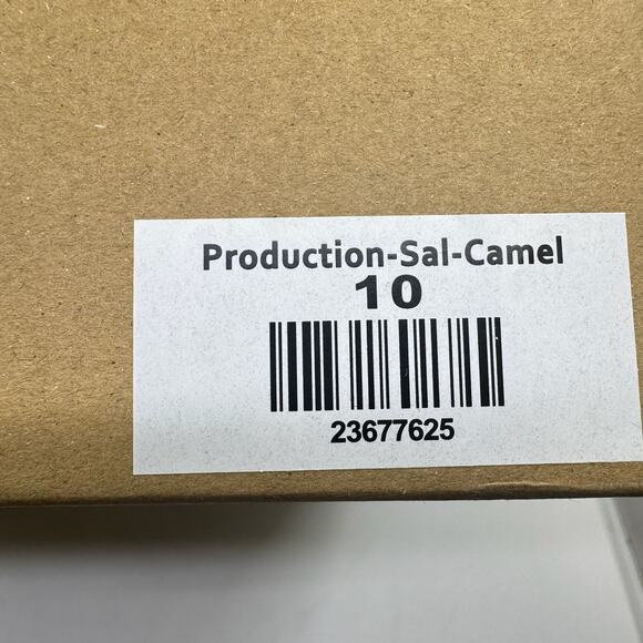 NWT CHARLOTTE STONE Sal Clog Heels in Camel - Picture 13 of 15